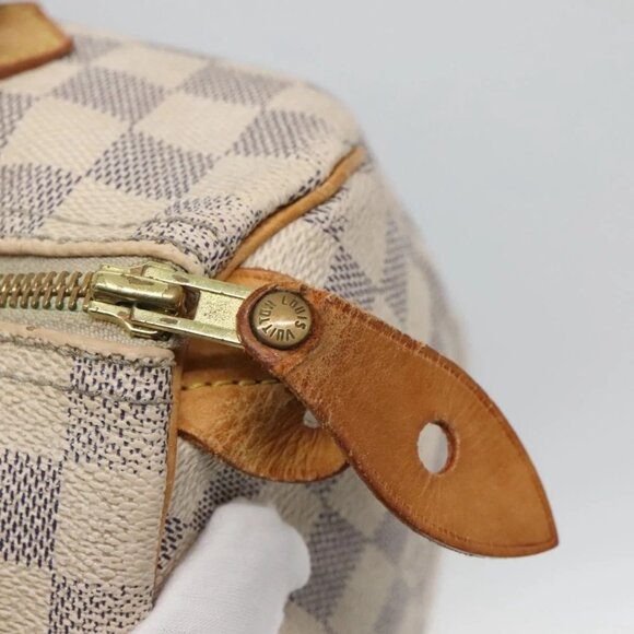 LOUIS VUITTON Damier Azur Speedy 25 Hand Bag - Picture 13 of 16